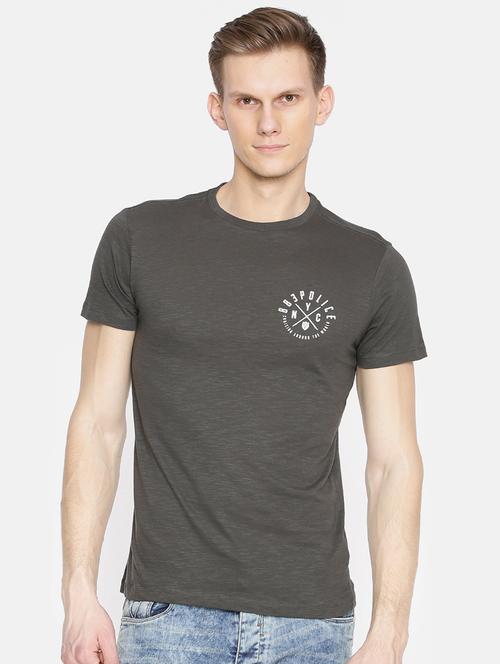 green cotton t-shirt - 15925536 - Standard Image - 1