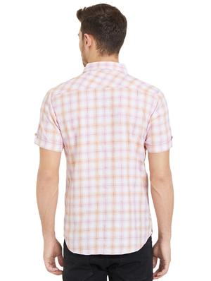 pink checkered casual shirt - 15925667 - Standard Image - 3