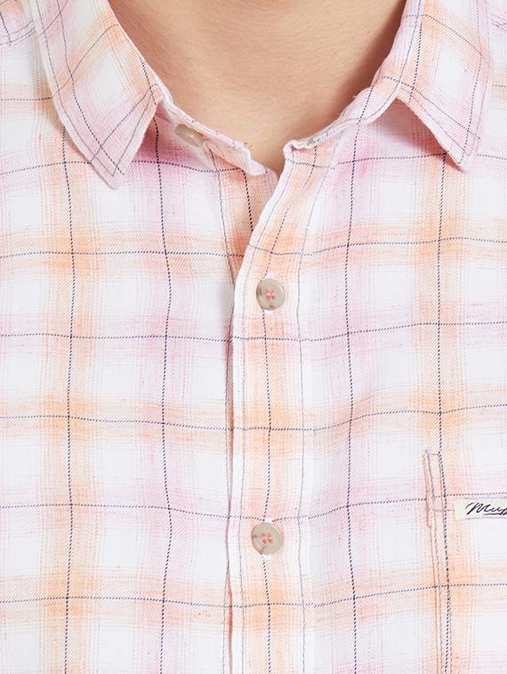 pink checkered casual shirt - 15925667 - Zoom Image - 5
