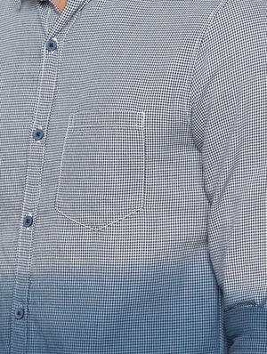 blue cotton casual shirt - 15925699 - Standard Image - 5