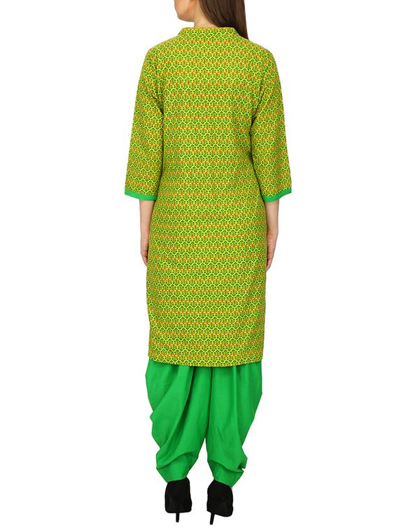 straight printed kurta - 15926227 - Zoom Image - 3