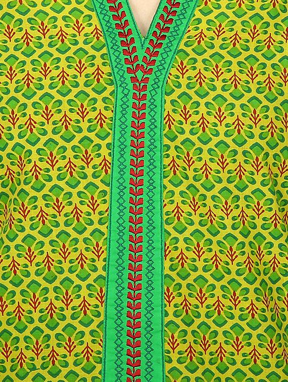 straight printed kurta - 15926227 - Zoom Image - 4