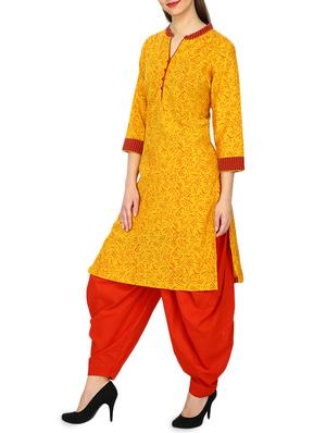 straight printed kurta - 15926350 - Standard Image - 2