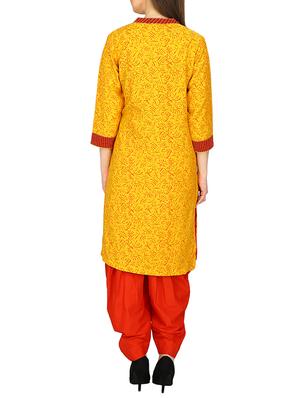 straight printed kurta - 15926350 - Standard Image - 3