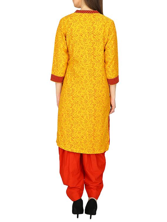 straight printed kurta - 15926350 - Zoom Image - 3