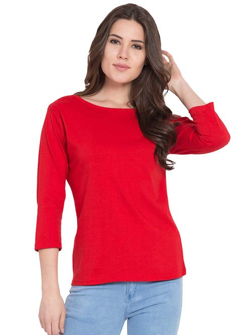 round neck solid tee - 15926371 - Standard Image - 1