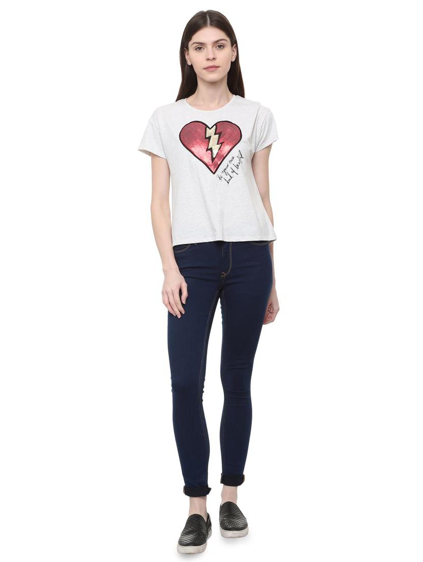 navy blue solid jeans - 15926387 - Zoom Image - 3