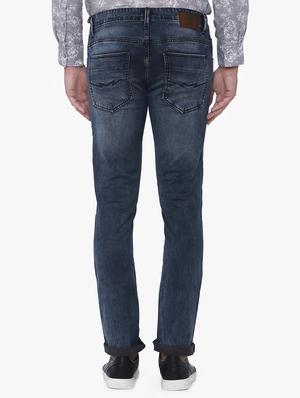 blue cotton washed jeans - 15926659 - Standard Image - 3