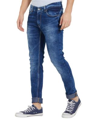 blue light washed denim jeans - 15926662 - Standard Image - 2
