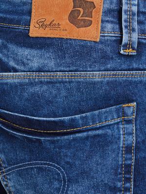 blue light washed denim jeans - 15926662 - Standard Image - 5