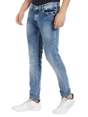 blue cotton washed jeans - 15926666 - Standard Image - 2