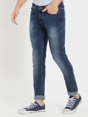 blue light washed denim jeans - 15926667 - Standard Image - 2