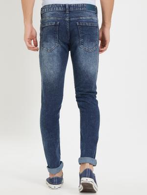 blue light washed denim jeans - 15926667 - Standard Image - 3
