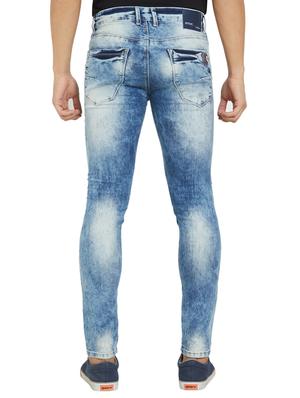 blue heavy washed ripped denim jeans - 15926670 - Standard Image - 3