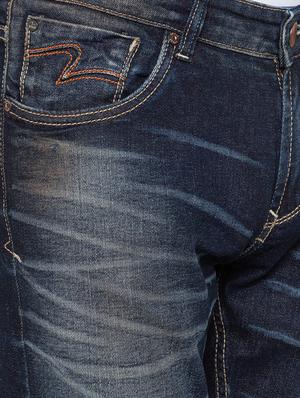 blue light washed ripped denim jeans - 15926675 - Standard Image - 5