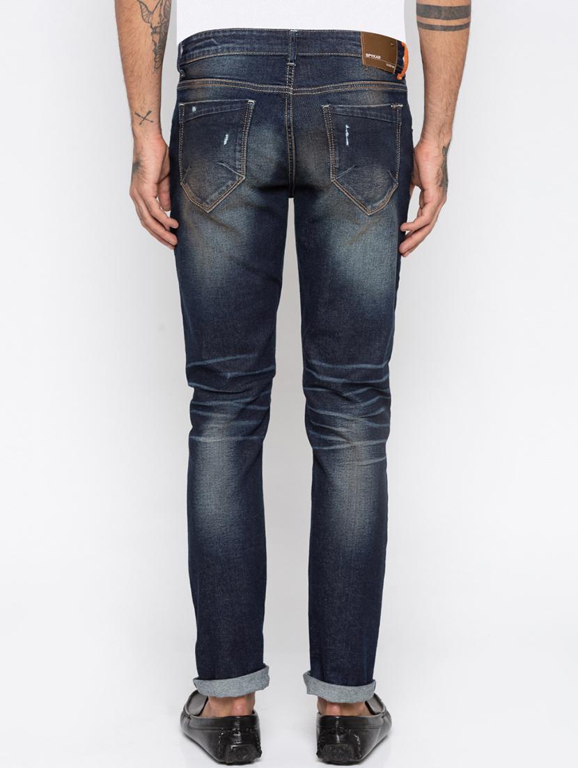 blue light washed ripped denim jeans - 15926675 - Zoom Image - 3