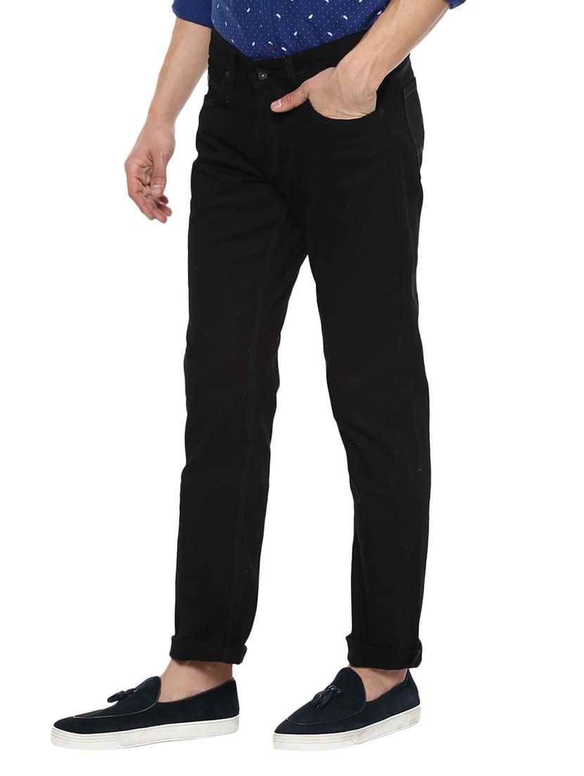 black plain denim jeans - 15926679 - Zoom Image - 2