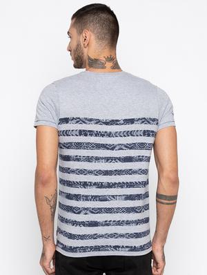 grey cotton back print t-shirt - 15926743 - Standard Image - 3