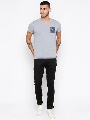 grey cotton back print t-shirt - 15926743 - Standard Image - 4
