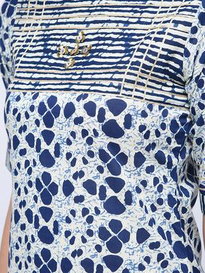 printed kurta with palazzo set - 15926954 - Standard Image - 4