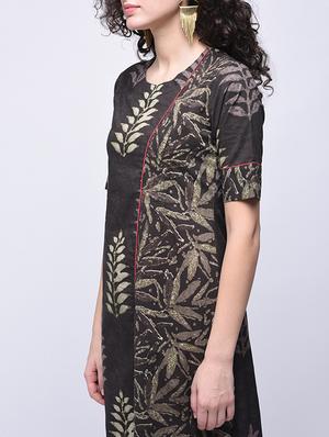 printed kurta with palazzo set - 15927004 - Standard Image - 4