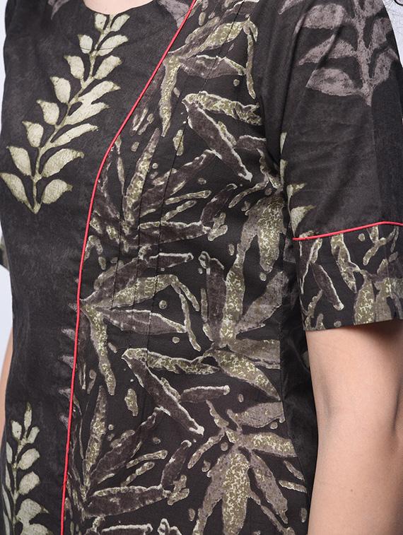 printed kurta with palazzo set - 15927004 - Zoom Image - 3