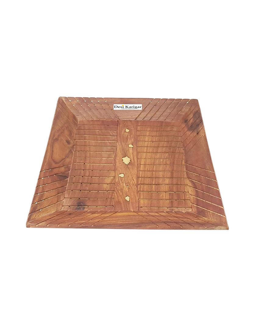 square wood tray - 15927332 - Zoom Image - 2