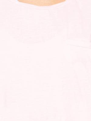pocket detail curved hem tee - 15927488 - Standard Image - 4
