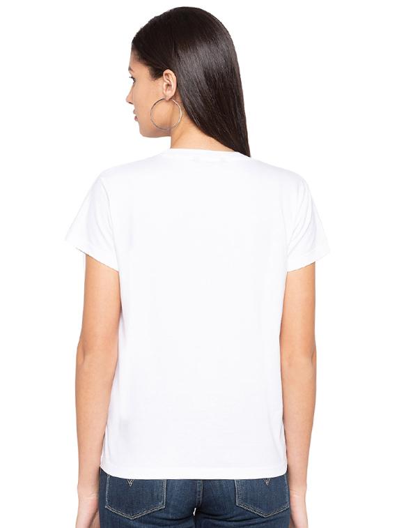 round neck graphic print tee - 15927495 - Zoom Image - 3