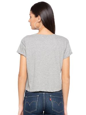graphic print crop tee - 15927496 - Standard Image - 3