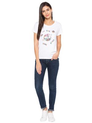sequined short sleeved tee - 15927500 - Standard Image - 4