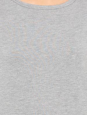 round neck melange tee - 15927505 - Standard Image - 5