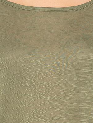 olive boat neck top - 15927516 - Standard Image - 5