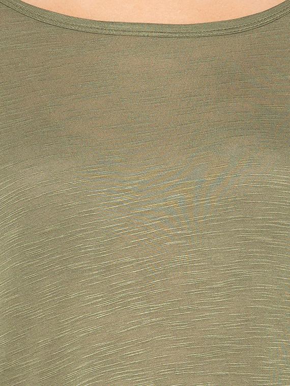 olive boat neck top - 15927516 - Zoom Image - 5