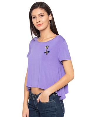 embellished asymmetric boxy top - 15927524 - Standard Image - 2