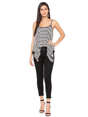 lace edge asymmetric cami top - 15927529 - Standard Image - 4