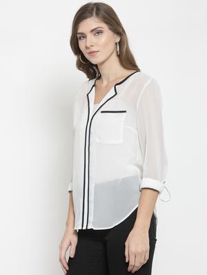contrast piping detail top - 15927602 - Standard Image - 2
