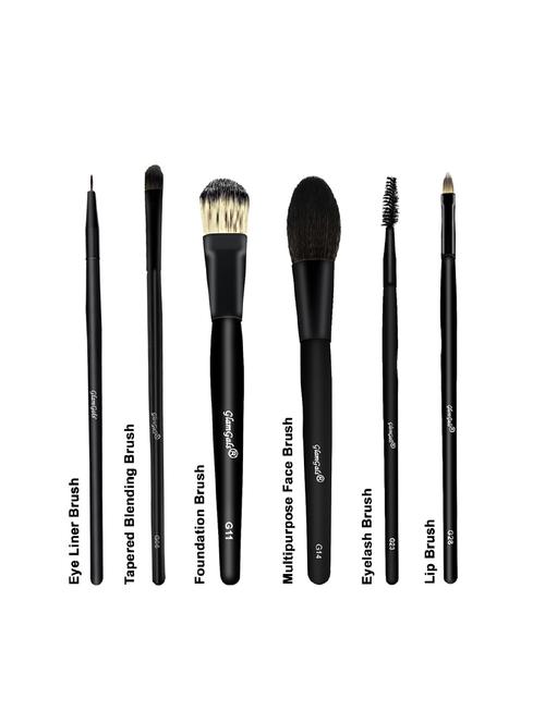 glamgals hollywood-u.s.a professional makeup brush set pack of 6 - 15929366 - Standard Image - 1