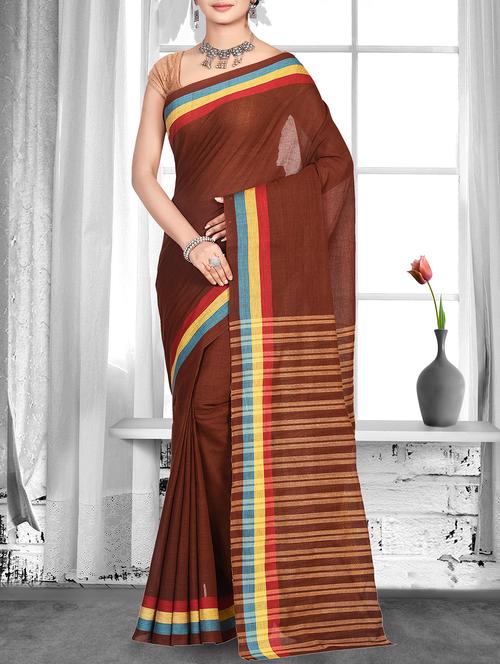 tant handloom saree - 15929498 - Standard Image - 1