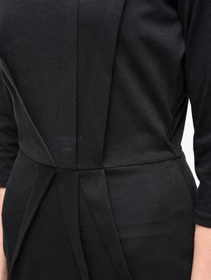 pleat detail sheath dress - 15930128 - Standard Image - 6