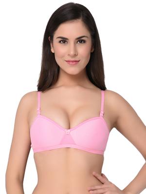 set of 2 solid bow patch bras - 15930138 - Standard Image - 2