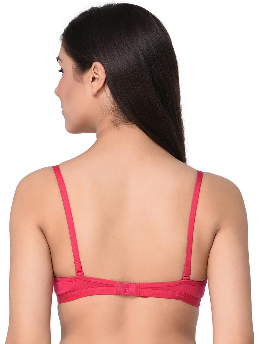 set of 2 solid bow patch bras - 15930150 - Zoom Image - 3