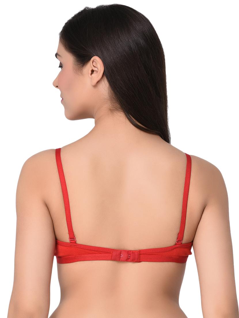set of 2 solid bow patch bras - 15930150 - Zoom Image - 5