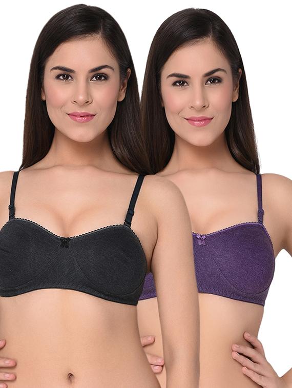 Set of 2 solid t-shirt bras - 15930156 - Zoom Image - 1