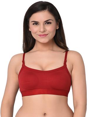 set of 2 solid sports bras - 15930185 - Standard Image - 2