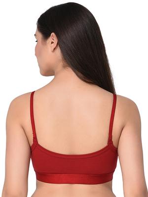 set of 2 solid sports bras - 15930185 - Standard Image - 3