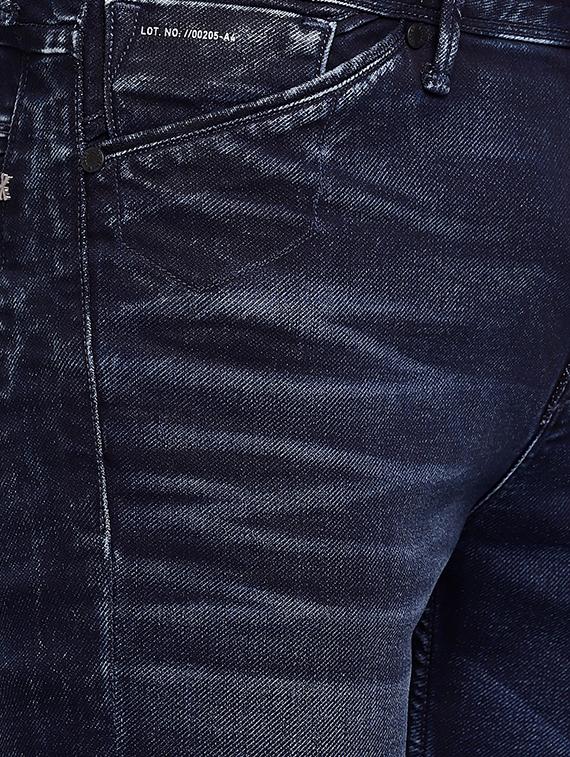blue cotton washed jeans - 15930477 - Zoom Image - 5