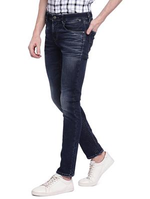 blue cotton washed jeans - 15930480 - Standard Image - 2