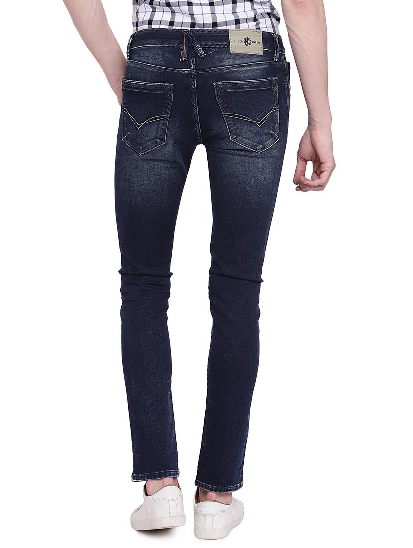 blue cotton washed jeans - 15930480 - Zoom Image - 3
