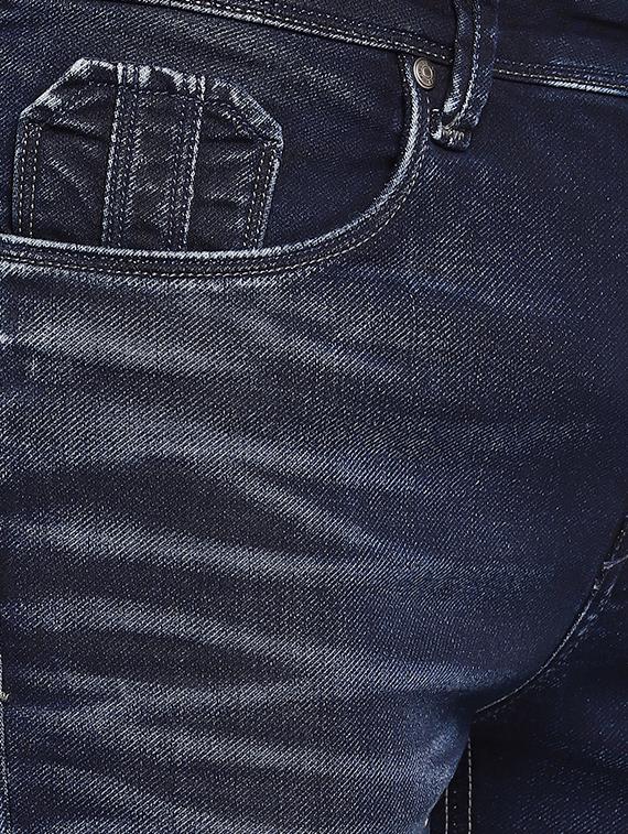 blue cotton washed jeans - 15930480 - Zoom Image - 5